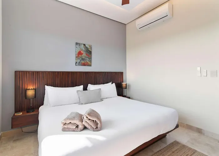 Apartment 2br With Jacuzzi Near Habitas Tulum