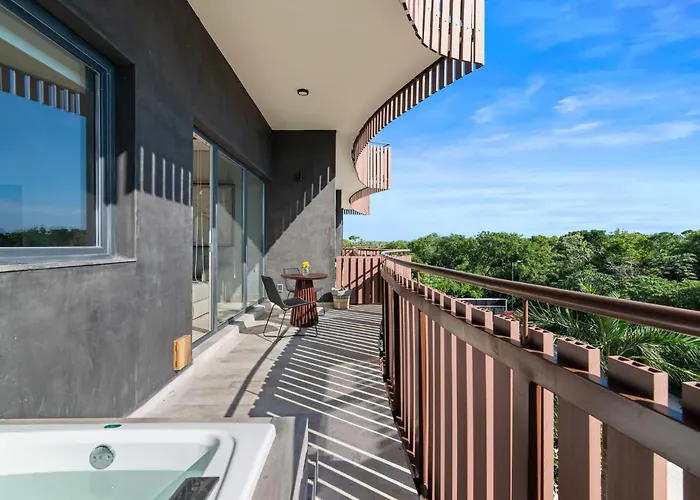 2br With Jacuzzi Near Habitas Tulum